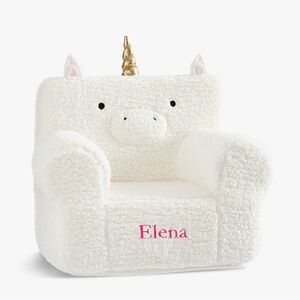 Slipcover ONLY - Unicorn Sherpa Anywhere chair Pottery Barn Kids